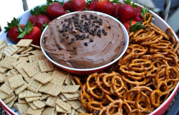 #caption4 Brownie Batter Dip