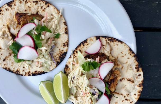 #caption2 Fish Tacos