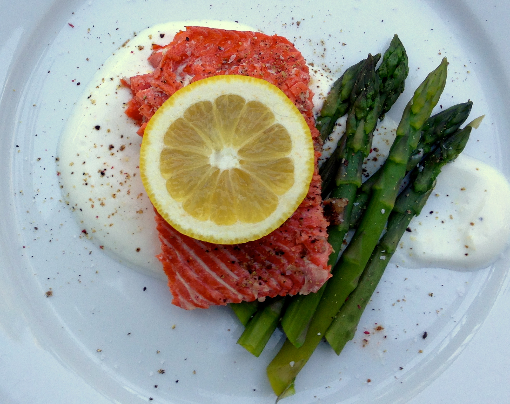 Grilled Salmon with Lemon Yogurt Sauce Our Everyday Dinners Our