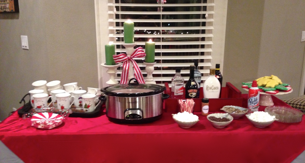 How to set up a hot chocolate bar