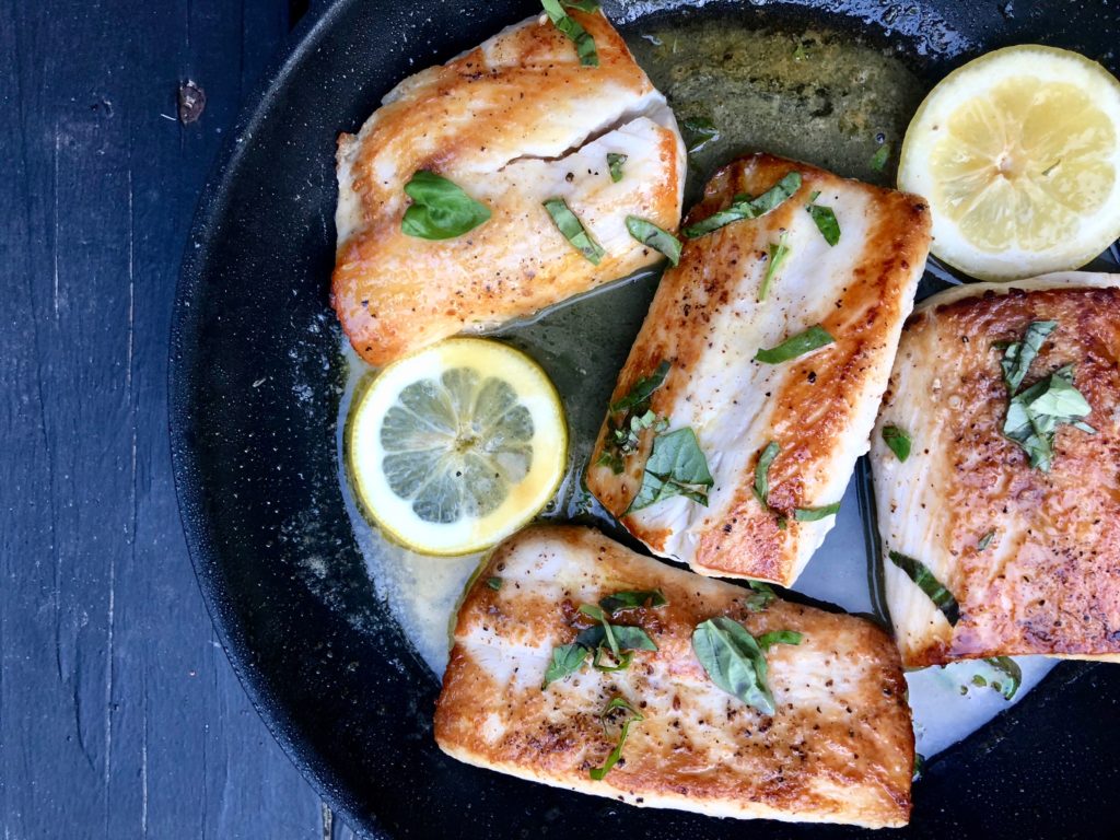 Mahi Mahi with Lemon Basil Butter