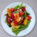 Tomato, Peach, and Watermelon Salad